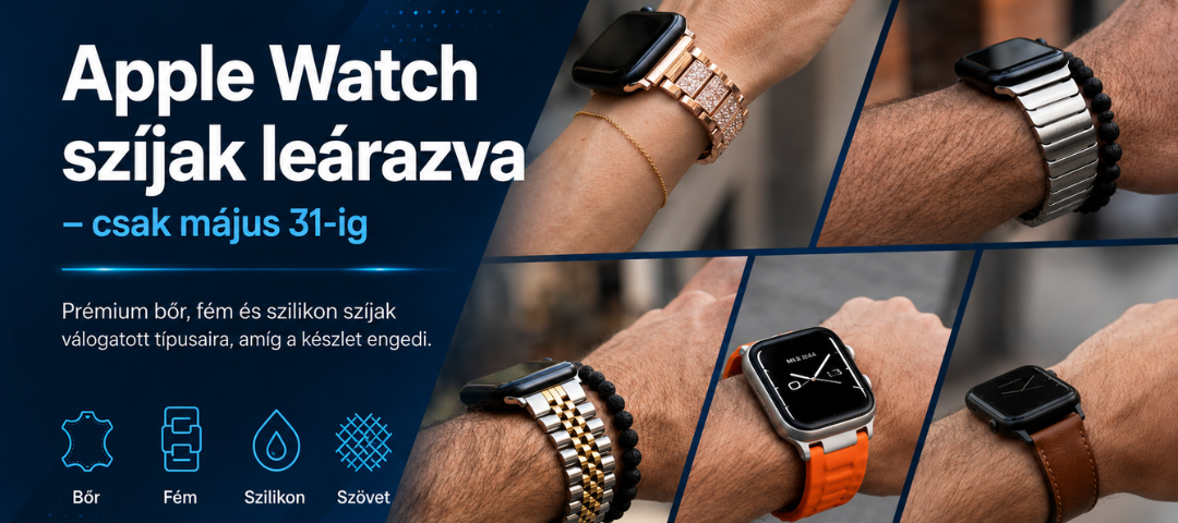 Apple Watch szij kiarusitas banner