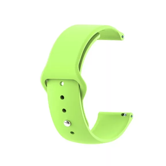 MYBANDZ Szilikon óraszíj gömb csattal /lime/ 18mm