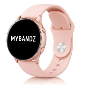 MYBANDZ Szilikon óraszíj gömb csattal /púder/ 18mm