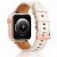 Apple Watch Verona bőróraszíj rosegold csattal /krémfehér/ 40/41 és 42mm