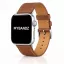 Apple Watch Firenze bőróraszíj ezüst csattal /barna/ 40/41 és 42mm