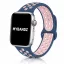 Apple Watch lélegző szilikon óraszíj /kék-pink/ 40/41 és 42mm