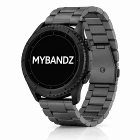 MYBANDZ Titán fém óraszíj / grafit/ 22mm