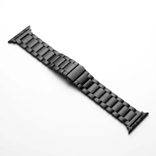 Apple Watch klasszikus fém óraszíj /fekete/ 44/45/46/49 mm