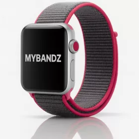   Apple Watch rugalmas szövet óraszíj /szürke-korall/ 40/41 és 42mm