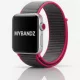 Apple Watch rugalmas szövet óraszíj /szürke-korall/ 40/41 és 42mm