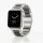 Apple Watch klasszikus fém óraszíj /ezüst-fekete/ 44/45/46/49 mm