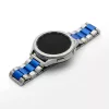 MYBANDZ Klasszikus fém óraszíj / ezüst-kék/ 20mm