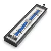 MYBANDZ Klasszikus fém óraszíj / ezüst-kék/ 20mm