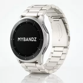MYBANDZ Klasszikus fém óraszíj / törtezüst/ 20mm