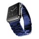Apple Watch klasszikus fém óraszíj /kék/ 42/44/45/49 mm