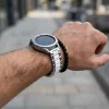 MYBANDZ Klasszikus fém óraszíj / ezüst-fehér / 20mm