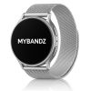 MYBANDZ Milánói fém óraszíj / ezüst / 22mm