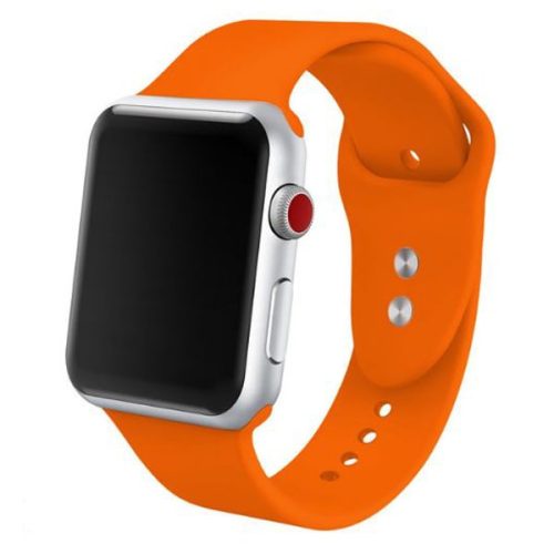 Apple Watch szilikon óraszíj /narancs/ 38/40/41 mm