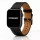 Apple Watch bőróraszíj /fekete/ 44/45/46/49 mm