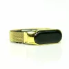 MYBANDZ Mi Band 3/4 - Milánói mágneses fém óraszíj - arany