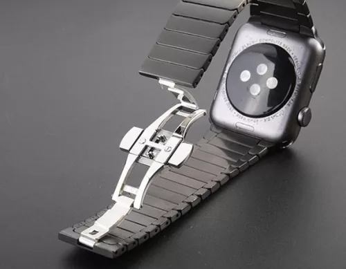 Apple Watch nagy láncszemes fém óraszíj /fekete/ 40/41 és 42mm