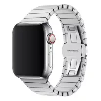   Apple Watch nagy láncszemes fém óraszíj /ezüst/ 44/45/46/49 mm