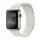 Apple Watch mágneses bőróraszíj /fehér/ 44/45/46/49 mm