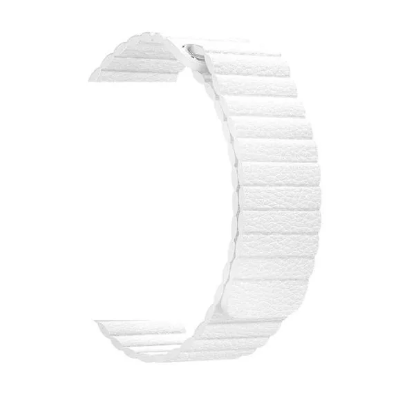 Apple Watch mágneses bőróraszíj /fehér/ 40/41 és 42mm