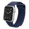 Apple Watch mágneses bőróraszíj /sötétkék/ 42/44/45/49 mm