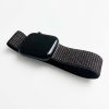 Apple Watch rugalmas szövet óraszíj /fekete/ 44/45/46/49 mm