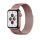 Apple Watch milánói fém óraszíj /pink-arany/ 42/44/45/49 mm