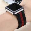 Apple Watch milánói fém óraszíj /fekete-piros/ 42/44/45/49 mm