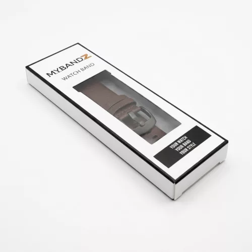 MYBANDZ Olasz prémium bőróraszíj / barna / 20mm