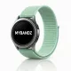 MYBANDZ Tépőzáras rugalmas szövet óraszíj / mentazöld / 22mm