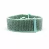 MYBANDZ Tépőzáras rugalmas szövet óraszíj / mentazöld / 22mm