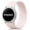 MYBANDZ Tépőzáras rugalmas szövet óraszíj / világos pink / 22mm