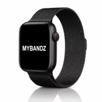 Apple Watch milánói fém óraszíj /fekete/ 44/45/46/49 mm