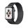 Apple Watch milánói fém óraszíj /fekete/ 42/44/45/49 mm