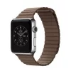 Apple Watch mágneses bőróraszíj /barna/ 40/41 és 42mm