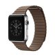 Apple Watch mágneses bőróraszíj /barna/ 38/40/41 mm