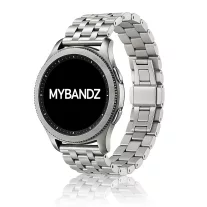   MYBANDZ Pearlmaster láncszemes fém óraszíj / ezüst / 22mm