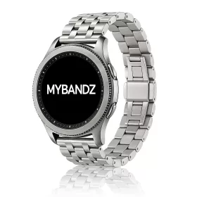   MYBANDZ Pearlmaster láncszemes fém óraszíj / ezüst / 22mm