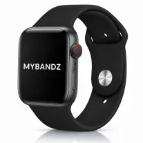   Apple Watch szilikon óraszíj gömb csattal /fekete/ 40/41 és 42mm