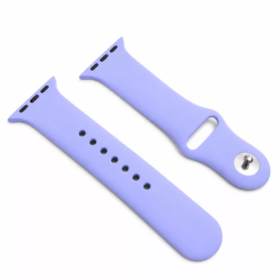 Apple Watch szilikon óraszíj gömb csattal /lila/ 40/41 és 42mm