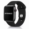 Apple Watch szilikon óraszíj gömb csattal /fekete/ 44/45/46/49 mm