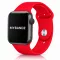 Apple Watch szilikon óraszíj gömb csattal /piros/ 44/45/46/49 mm