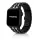 Apple Watch "Pearlmaster" láncszemes fém óraszíj /fekete-ezüst/ 44/45/46/49 mm