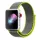 Apple Watch rugalmas szövet óraszíj /szürke-neonzöld/ 40/41 és 42mm