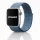 Apple Watch rugalmas szövet óraszíj /kék/ 44/45/46/49 mm