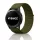 MYBANDZ Tépőzáras rugalmas szövet óraszíj / khaki / 22mm