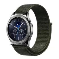   MYBANDZ Tépőzáras rugalmas szövet óraszíj / khaki / 22mm