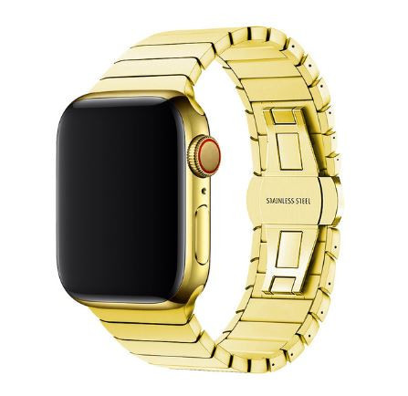 Apple Watch nagy láncszemes fém óraszíj /arany/ 42/44/45/49 mm