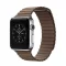 Apple Watch mágneses bőróraszíj /barna/ 44/45/46/49 mm