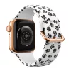 Apple Watch szilikon óraszíj /fehér-tappancsos/ 40/41 és 42mm